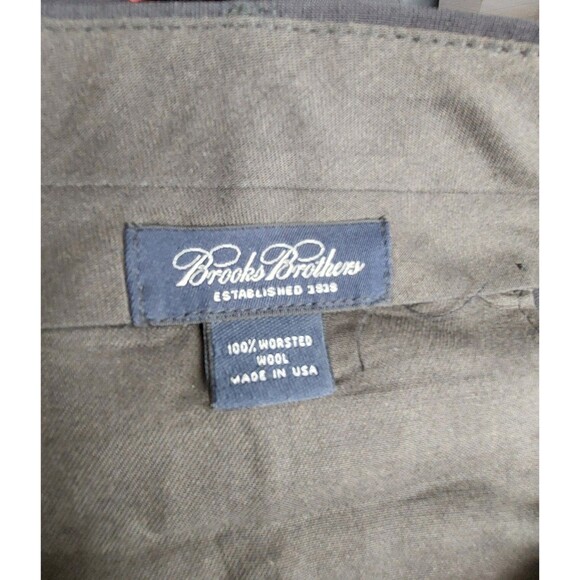 Brooks Brothers Men Suit Set, 100% Wool 48 LG,jacket & Pant Made In USA. - Picture 5 of 16